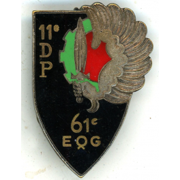 INSIGNE 61ème EQG , 11ème DP , 1971 - 79