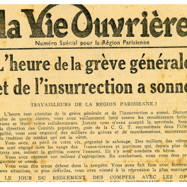 TRACT LIBERATION , VIE OUVRIERE 1944