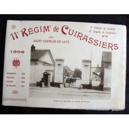 ALBUM 11ème CUIRASSIERS 1906
