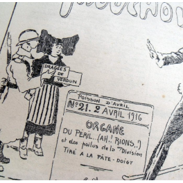 JOURNAL de TRANCHEE , LE MOUCHOIR  ,Avril 1916