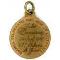 MEDAILLE des BLESSES , CROIX-ROUGE , Attribuée Poilu 1915